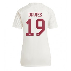 Bayern Munich Alphonso Davies #19 Replika Tredjetrøje Dame 2023-24 Kortærmet